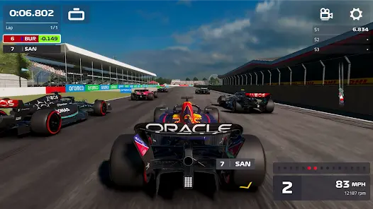 image of the mobile F1 Mobile Racing